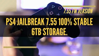 PS4 Jailbreak 755 100 Stable  8TB Storage [upl. by Bilski870]