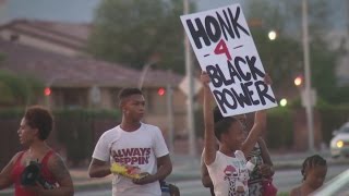 Black Lives Matter rallies in Las Vegas [upl. by Lenoyl]