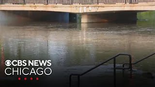 Strong storms cause flooding in Naperville damage across Chicago area [upl. by Chirlin]