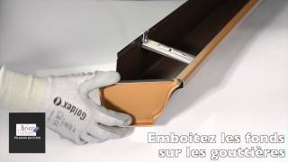 fond talon alu pour gouttière aluminium [upl. by Triley]