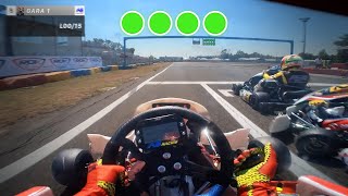 MY BEST START EVER  ROK SHIFTER RACE 1  7 Laghi Kart onboard [upl. by Ycram797]