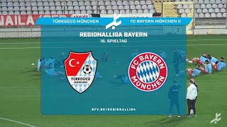 Münchner Stadtduell im Grünwalder  Kellerkind Türkgücü vs Aufstiegsaspirant Bayern II [upl. by Nnaesor]