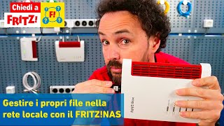 Gestire i propri file nella rete locale con il FRITZNAS  Chiedi a FRITZ 16 [upl. by Ahswat]