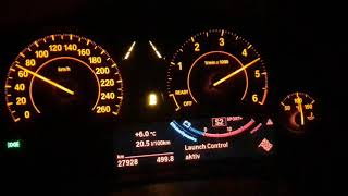 BMW 335d F30 Stage 15 launch control 0260 kmh with 375HP [upl. by Aicirtel]