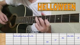 Helloween  A tale that wasnt right  Acoustic Solo Tutorial [upl. by Zhang]