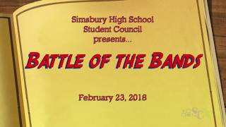 Simsbury High School Battle of the Bands 2018 [upl. by Nosnek]