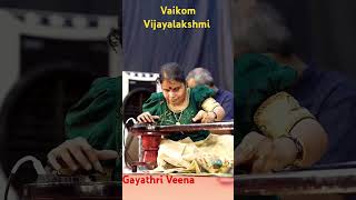 Vaikom Vijayalakshmi performing on the One  stringed Gayathri Veena 👌👌🙏🙏 [upl. by Nilram]