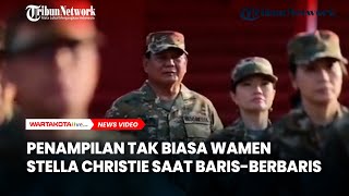 Penampilan Tak Biasa Wamen Stella Christie saat Barisberbaris [upl. by Dahsraf]