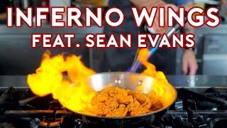 Binging with Babish Inferno Wing Challenge from Regular Show [upl. by Aldred889]