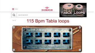 TABLA LOOPS  115 BPM A SCALE [upl. by Idnem]