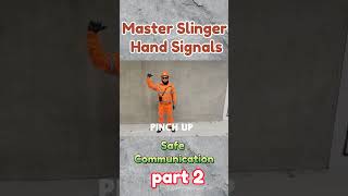 Master Slinger Hand Signals Part 02 ytshorts craneservice [upl. by Muller917]