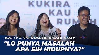 Prilly dan Shenina Dilabrak Umay quotLo Punya Masalah Apa Sih Hidupnyaquot  Cinépolis Interview [upl. by Nlocnil]