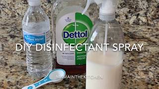 DIY Homemade Disinfectant Spray [upl. by Sedicla]