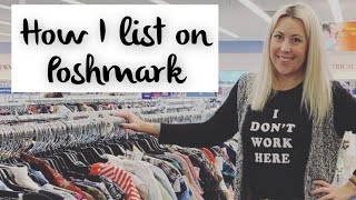 How To List Clothing On Poshmark Fast  70 Items In 6 Hours [upl. by Nalid]