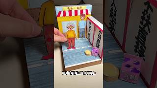 A Story Of Greedy Grandmother 🧓  mini wood toywoodworking art skillwood hand crafts shorts [upl. by Einapets]