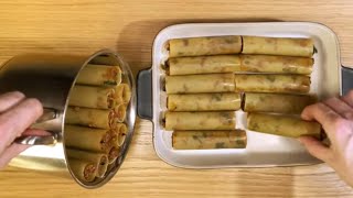 Divinely Delicious Cannelloni with Meat Béchamel Sauce and Cheese [upl. by Fredra]