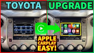 HOW TO Install CarPlay In Toyota Keep ORIGINAL Screen 2023 [upl. by Elah]