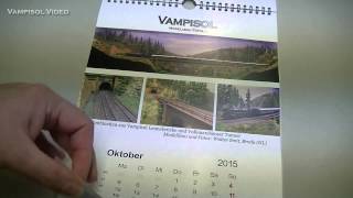 Frisch aus der Druckerei  der Vampisol Kalender 2015 ist da [upl. by Odlavu]