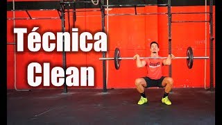 Técnica de CLEAN  Power Clean y Squat Clean [upl. by Peddada525]