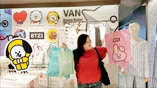 I Went on a BTS and BT21 Shopping Spree in Korea [upl. by Naveb]