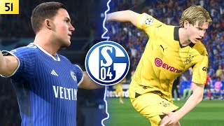 REVIERDERBY IN DER KÖNIGSKLASSE🔥💙🤍 EA FC 24 SCHALKE 04 KARRIERE 51 [upl. by Ericksen]