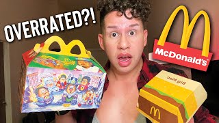 Trying The NEW McDonalds Adult Happy Meal 🍔🍟 [upl. by Norred]