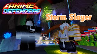 Anime Defenders  New Legendary Storm Slayer Showcase [upl. by Ashlin]