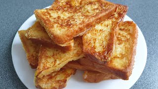 If you have toast 2 eggs and milk at home you can make a delicious breakfast French toast recipe [upl. by Stover]