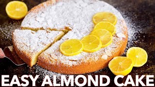 Easy Almond Cake Recipe Gluten Free Cake [upl. by Gayelord372]