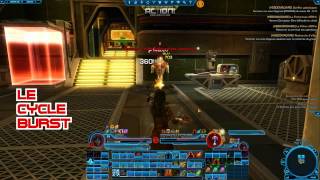 SWTOR Mercenaire Pyro PVE 26 cycle sur poteau [upl. by Hanikehs989]