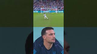 Lionel Scalonis Reaction to Lautaro Martinezs Penalty [upl. by Eglanteen]