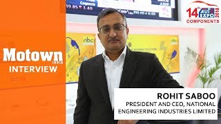 Interview with Rohit Saboo President and CEO National Engineering Industries Limited [upl. by Curry]