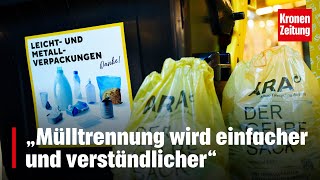 Gewessler überzeugt „Mülltrennung wird einfacher und verständlicher“  kronetv NEWS [upl. by Onileva]