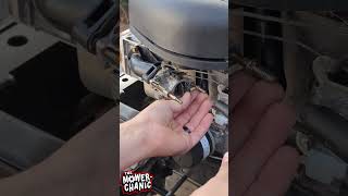 Craftsman Mower Wont Start  How to Replace Carburetor shorts mechanic howto diy repair [upl. by Atinot]