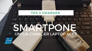 Laptop Acer TravelMate P214 Series Test charging smartphone [upl. by Toth403]