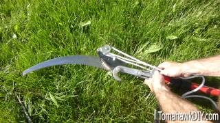 Review of Great Tree Saw  Pruner  14 Corona to Reach Difficult Spots [upl. by Joette533]