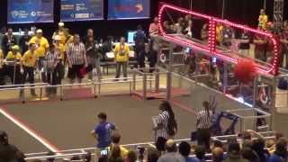 FRC 2014 Championship Curie Div Final Match 1 FIRST Robotics CMP [upl. by Leesen713]