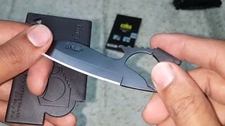 Credit Card Finger Knife Unboxing [upl. by Suirtimid]