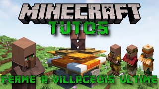 MINECRAFT  TUTO 118 La ferme à villageois ultime [upl. by Ylliw]