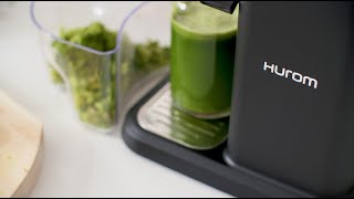 Hurom Celery amp Greens Horizontal Slow Juicer  Best Juicer for Celery💚 [upl. by Merrilee]