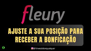 Bonificação FLEURY  FLRY3 [upl. by Anil]