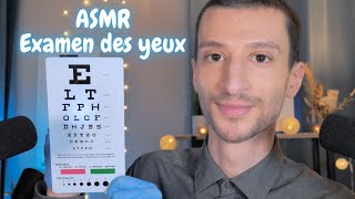 ASMR Roleplay Examen des Yeux  Ophtalmologue [upl. by Ettezel228]