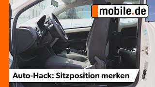 Finde die richtige Sitzposition in deinem Auto  mobilede [upl. by Wrand]