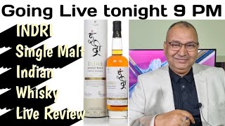 Indri Single Malt Whisky Live Review [upl. by Prakash]