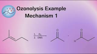 Ozonolysis Example Mechanism 1  Organic Chemistry [upl. by Aysahc]