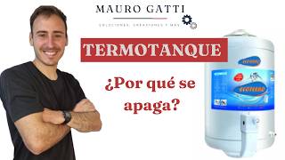 TERMOTANQUE A GAS ¿Por que se apaga Te explico como limpiar el pico y solucionar el problema [upl. by Ilime718]