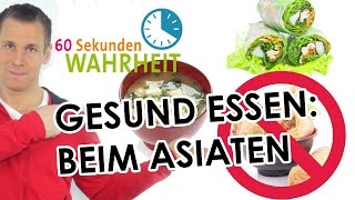 Die GESÜNDESTEN GERICHTE Beim ASIATEN  Patric Heizmanns 60 Sekunden Wahrheit  HD [upl. by Nalon145]