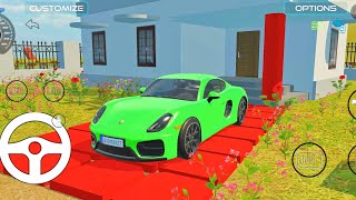 Modified Porsche  Indian Cars Simulator 3D Porsche Driving  Android Games [upl. by Noraed]