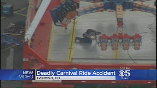 Fatal Ohio State Fair Ride Leaves One Dead Seven Injured [upl. by Lydell]