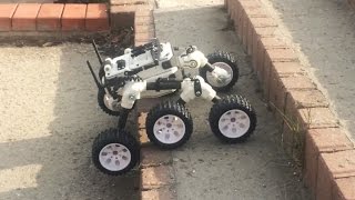 Mars rover made on 3d Printer Street test [upl. by Domineca288]